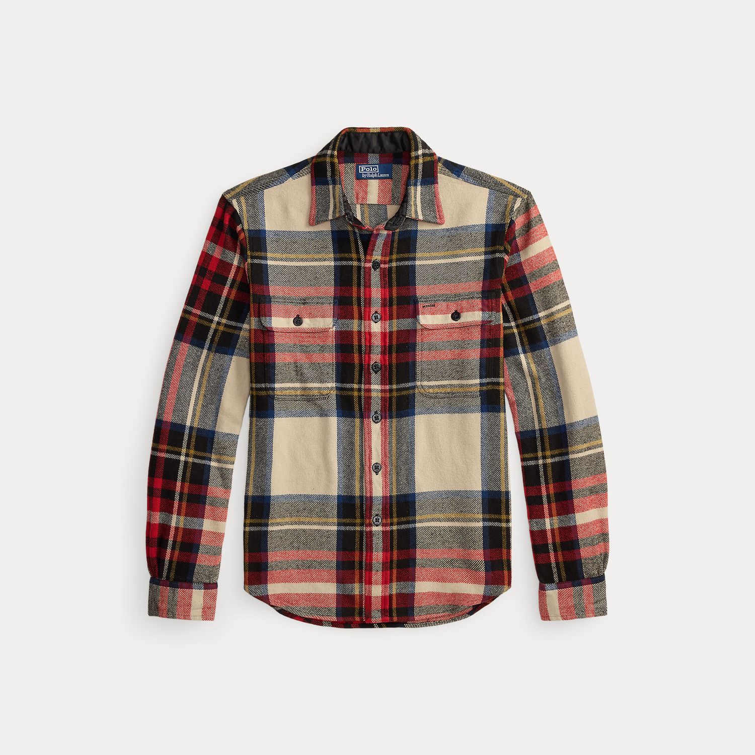 CLASSIC FIT PLAID FLANNEL WORKSHIRT