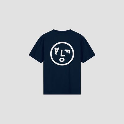 FACE TEE NAVY OLAF