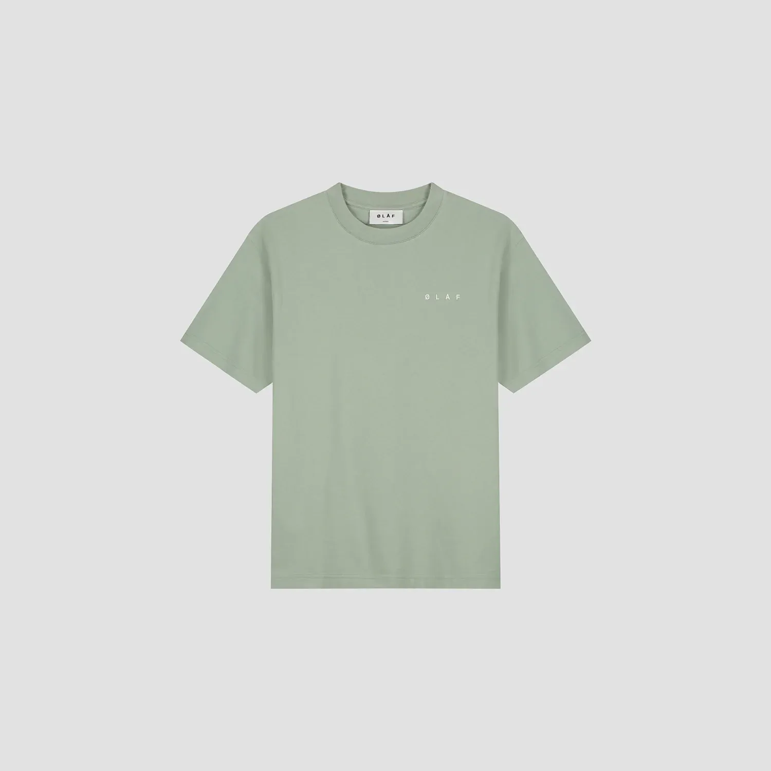 LINED FACE TEE GREEN MILIEU