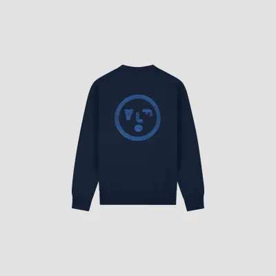LINED FACE CREWNECK Navy