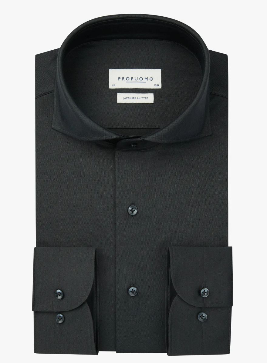 Chemise Profuomo Coton Japonais Anthracite