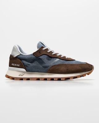 VELOCE Water Washed Canvas Suede Chocolate/Midnight