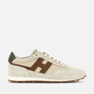 Sneakers Hogan Athletic Blanc Marron Vert