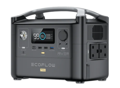 ECOFLOW RIVER PRO Portable Power Station - 720Wh Battery
- 600W output; 200W Solar; SA Socket