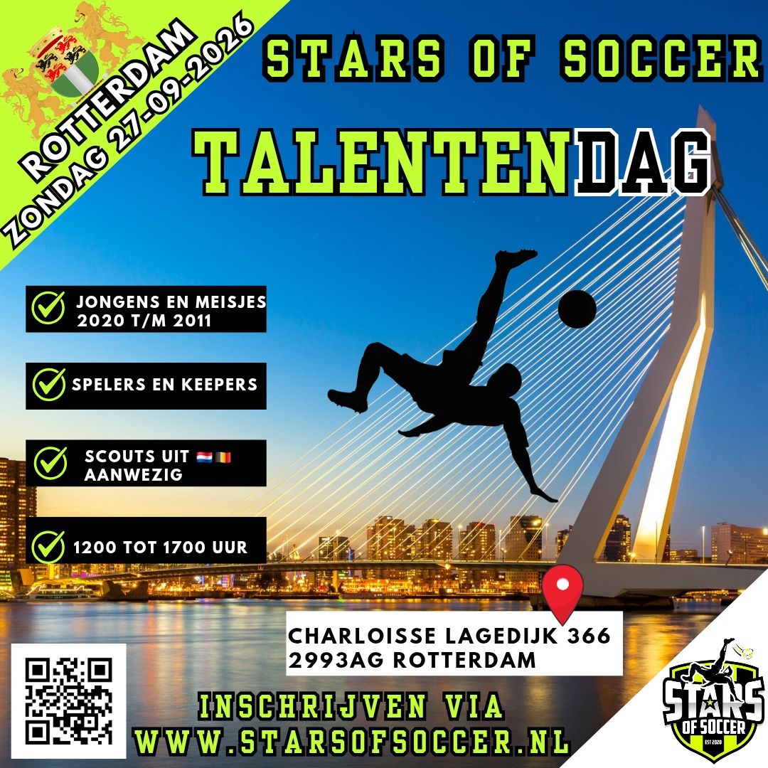 Talentendag in Rotterdam (NL) 27-09-2026