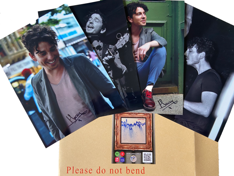 Four exclusive signed photos