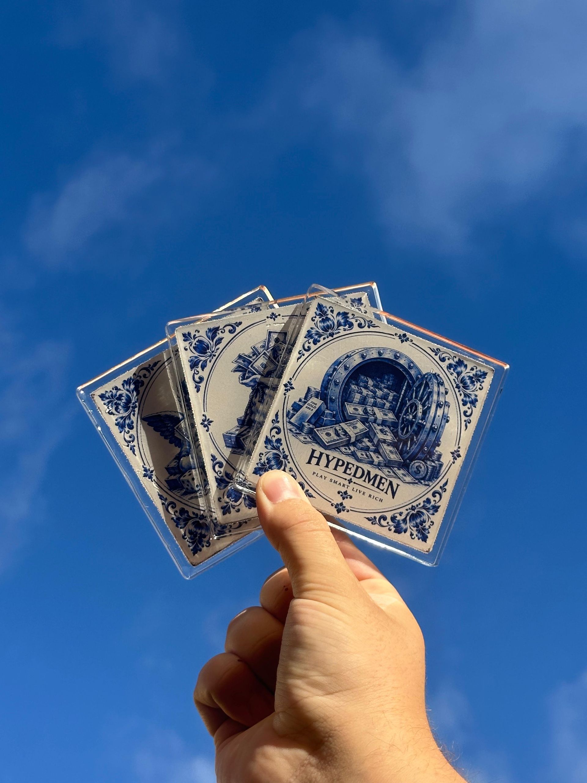 DELFT BLUE MONEY COASTERS – SET OF 3
