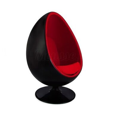 POLTRONA 'EGG POD', BLACK EDITION