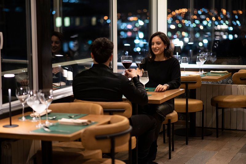 Cena en Amalia del Sur
