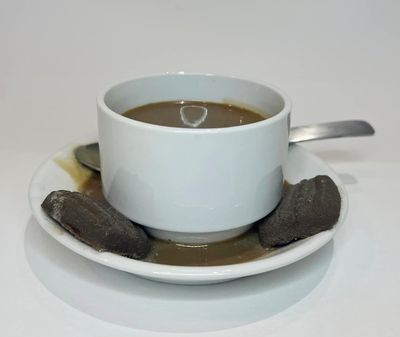 Faux Coffee Cup with Chocolate Sweets