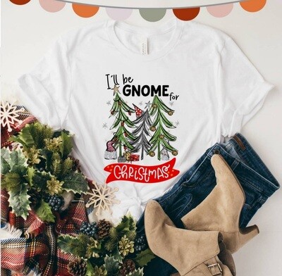 Vazzie Tees - 368911 - I'll be Gnome for Christmas Shirt - Medium