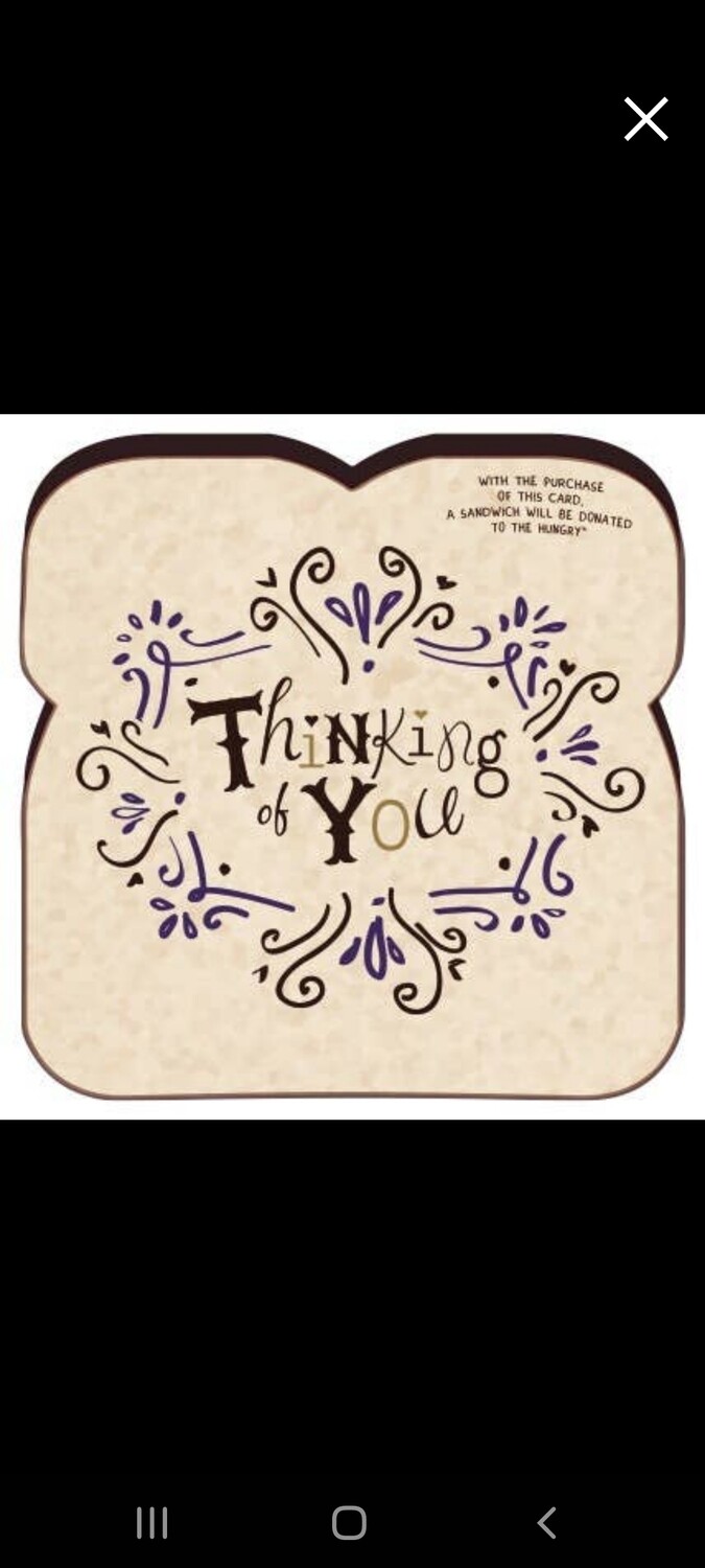Food for Thoughts Cards - Thinking of You Card