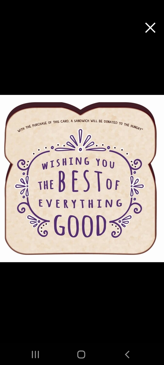 Food for Thoughts Cards - Wishing You the Best of Everything Good