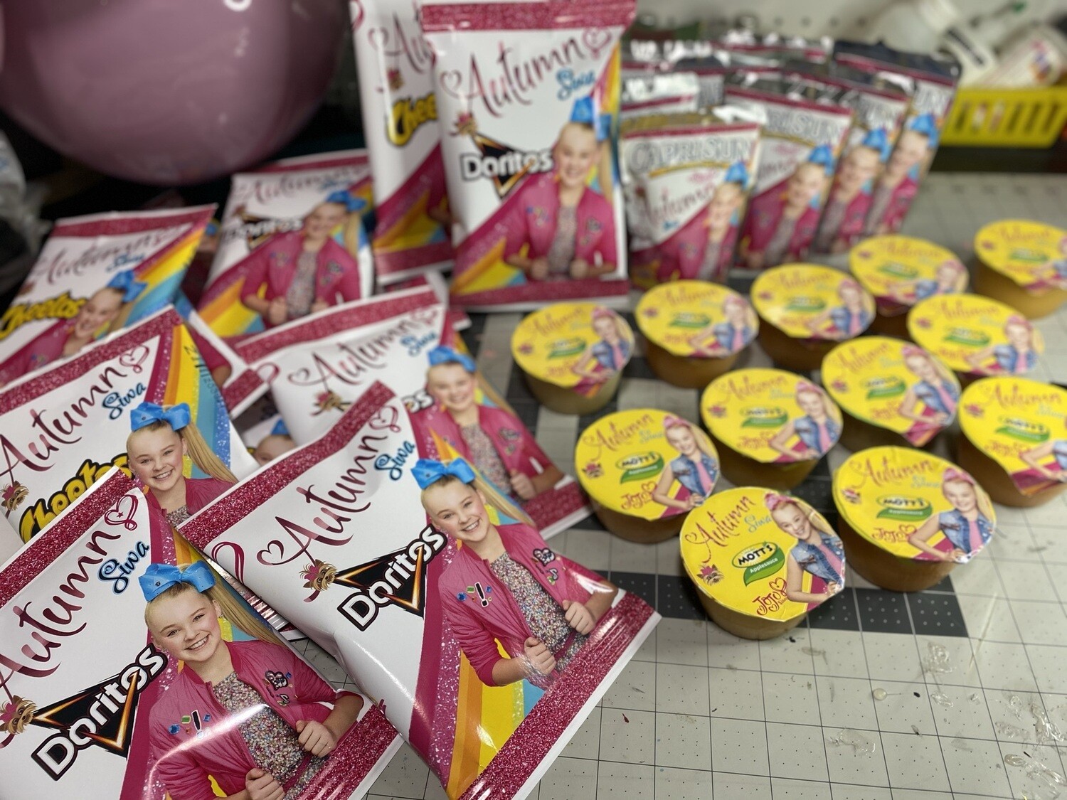 Chip Bags/Juice Party Favors