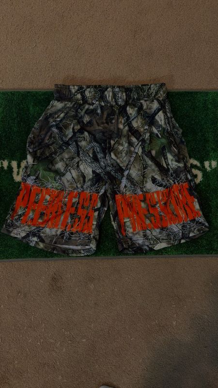Camo Orange Shorts