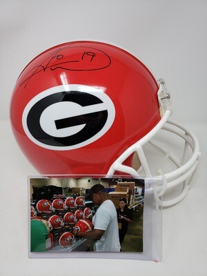 Georgia State Hines Ward Riddell Autographed Football Helmet