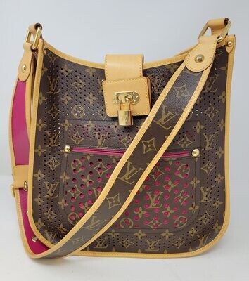 Louis Vuitton Musette Perforated Limited Edition Fuchsia