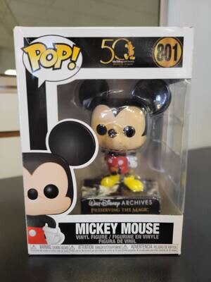 Funko Pop 50th Walt Disney Archives Mickey Mouse #801 Figure