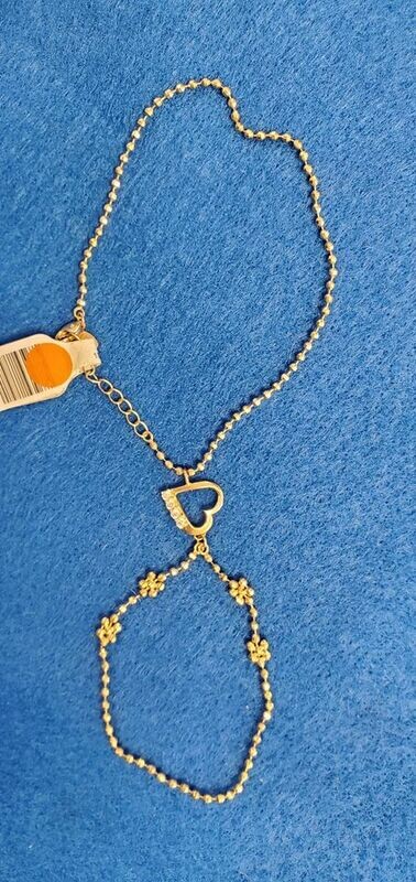 18kt Yellow Gold Finger Bracelet