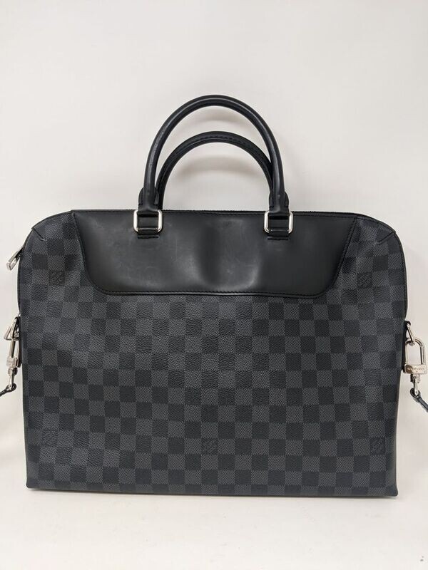 Louis Vuitton Porte Documents Voyage Damier Graphite Men's Briefcase