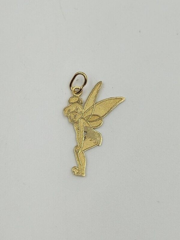 14kt Yellow Gold Tinker Bell Pendant