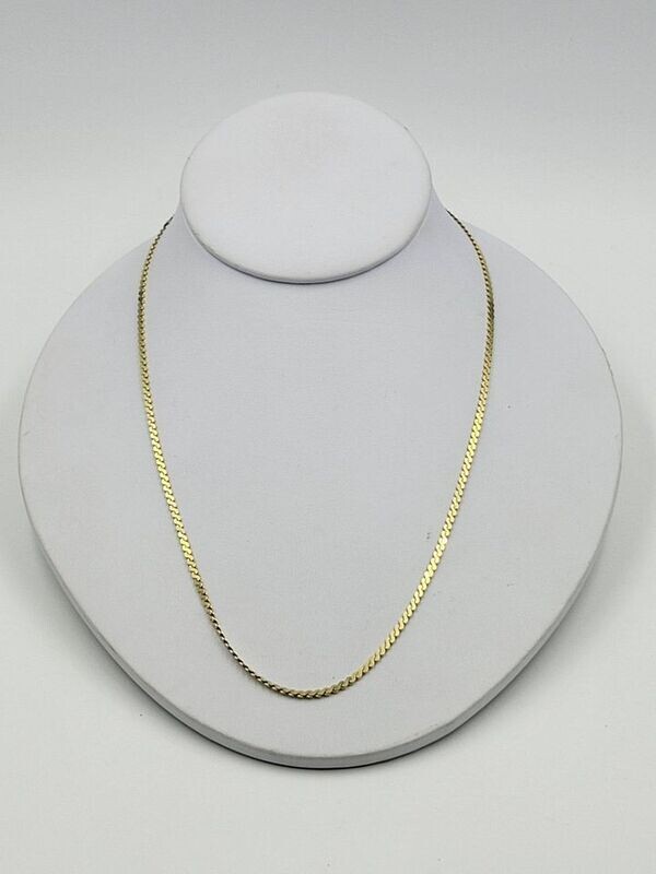 14kt Yellow Gold 19" S Link Necklace