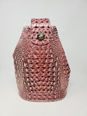 Brahmin Allie Melbourne Pink Sling Backpack
