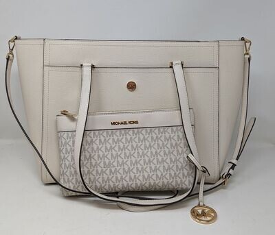 Michael Kors Maise 2-in-1 White Tote