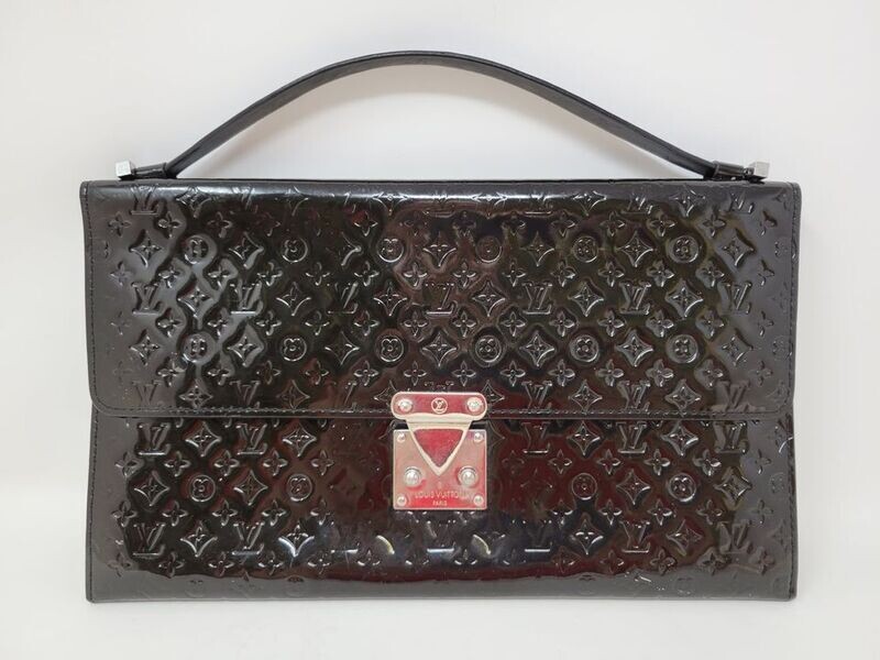 Louis Vuitton Anouchka Black Vernis Wallet