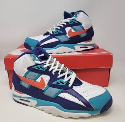 Nike Air Trainer SC High Miami Dolphin Sneakers Size 8 Mens