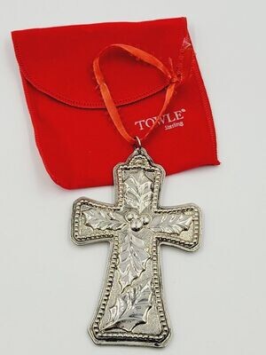 Towle 1999 Sixth Edition Christmas Sterling Silver Cross Ornament