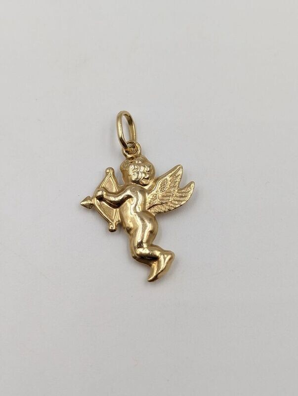 14kt Yellow Gold Cupid Pendant