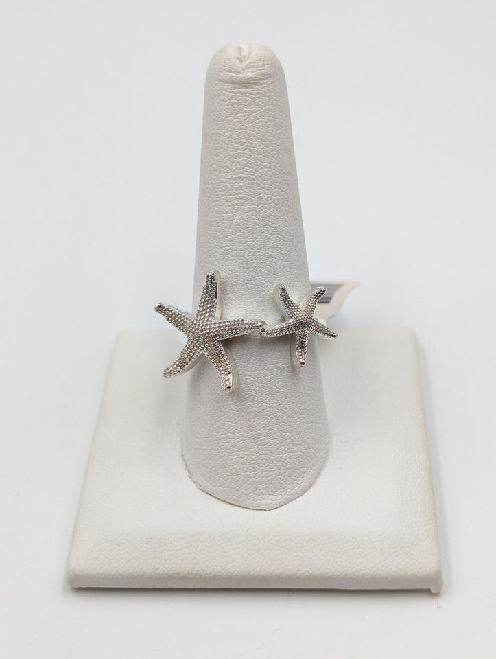 Sterling Silver Starfish Ring Size 9