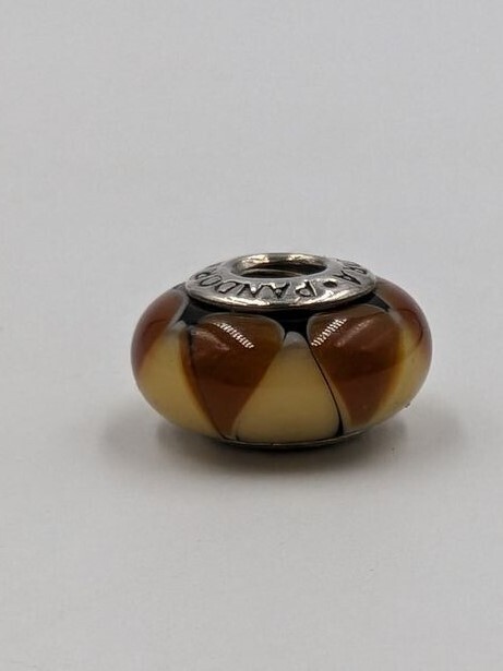Pandora Murano Glass Captivating Amber Charm