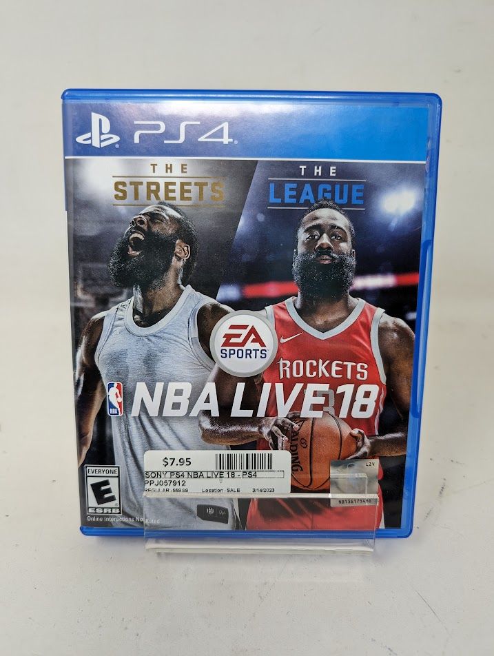 Sony PlayStation 4 PS4 Game - NBA LIVE 18