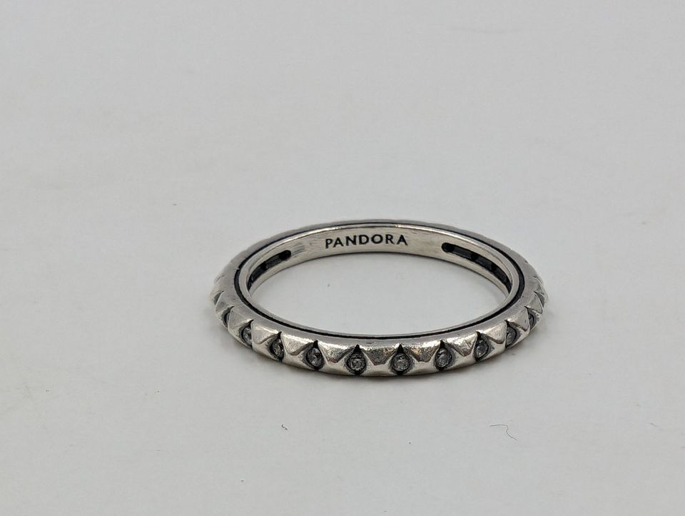 Pandora Silver ME Pyramids Ring Size 7