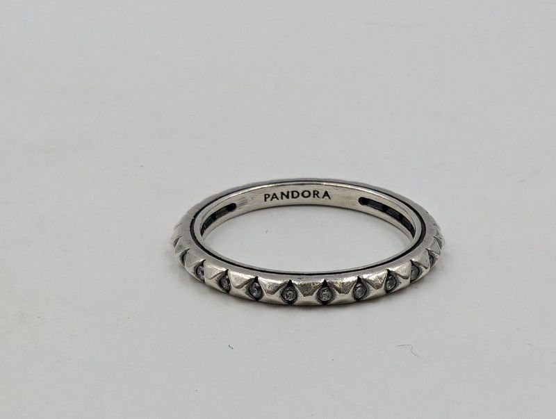 Pandora Silver ME Pyramids Ring Size 7