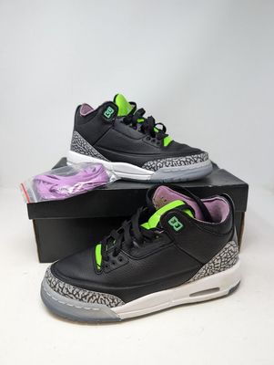 Jordan 3 Retro Electric Green (GS) Size 5.5Y Sneakers