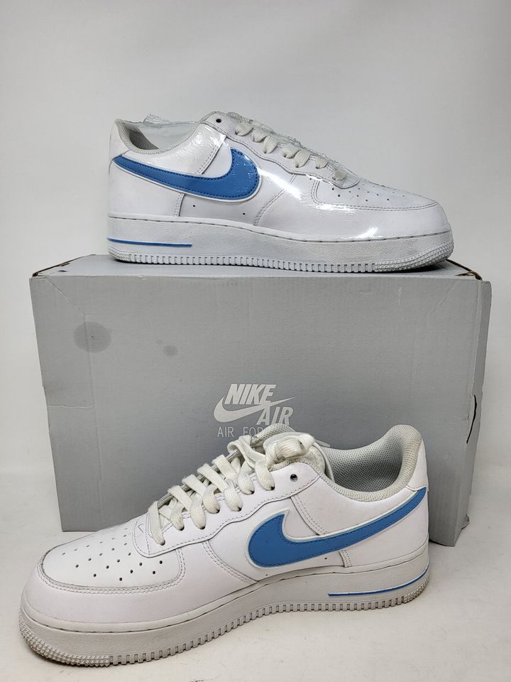 Nike Airforce 1 '07 Low University Blue Sneakers Size 9.5