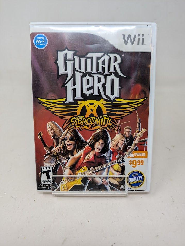 Nintendo Wii Game - Guitar Hero Aerosmith