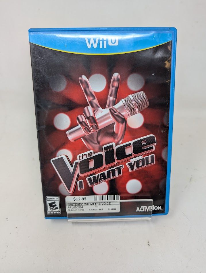 Nintendo Wii U Game - The Voice I Want You Nintendo Wii U Game - The Voice I Want You