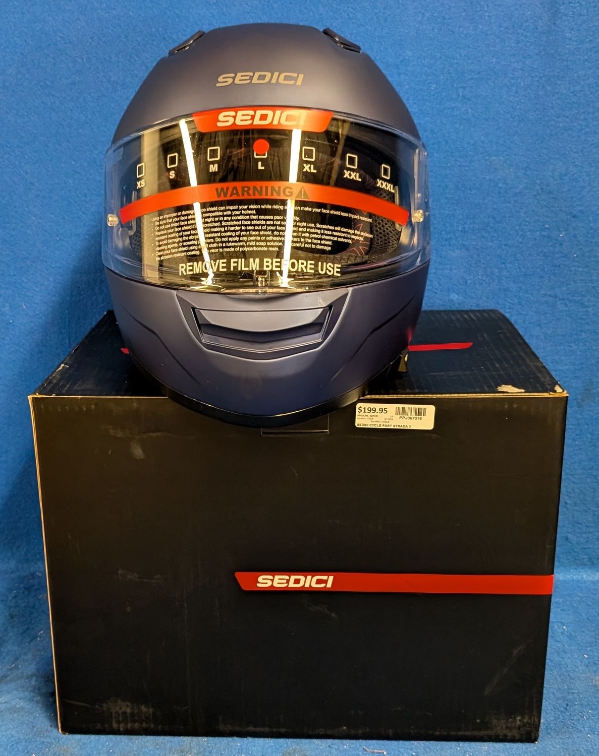 SEDICI Strada 3 Motorcycle Helmet Size Large