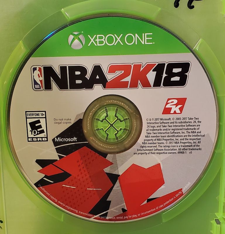 Microsoft Xbox One  Game - NBA 2K18