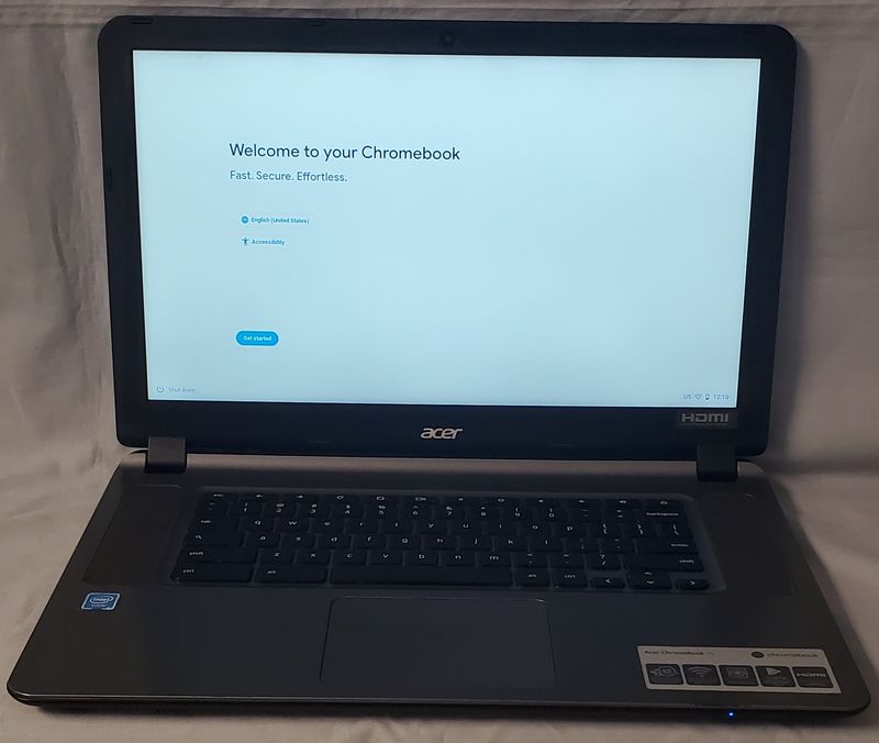 Acer N15Q9 Chromebook Laptop (Black)