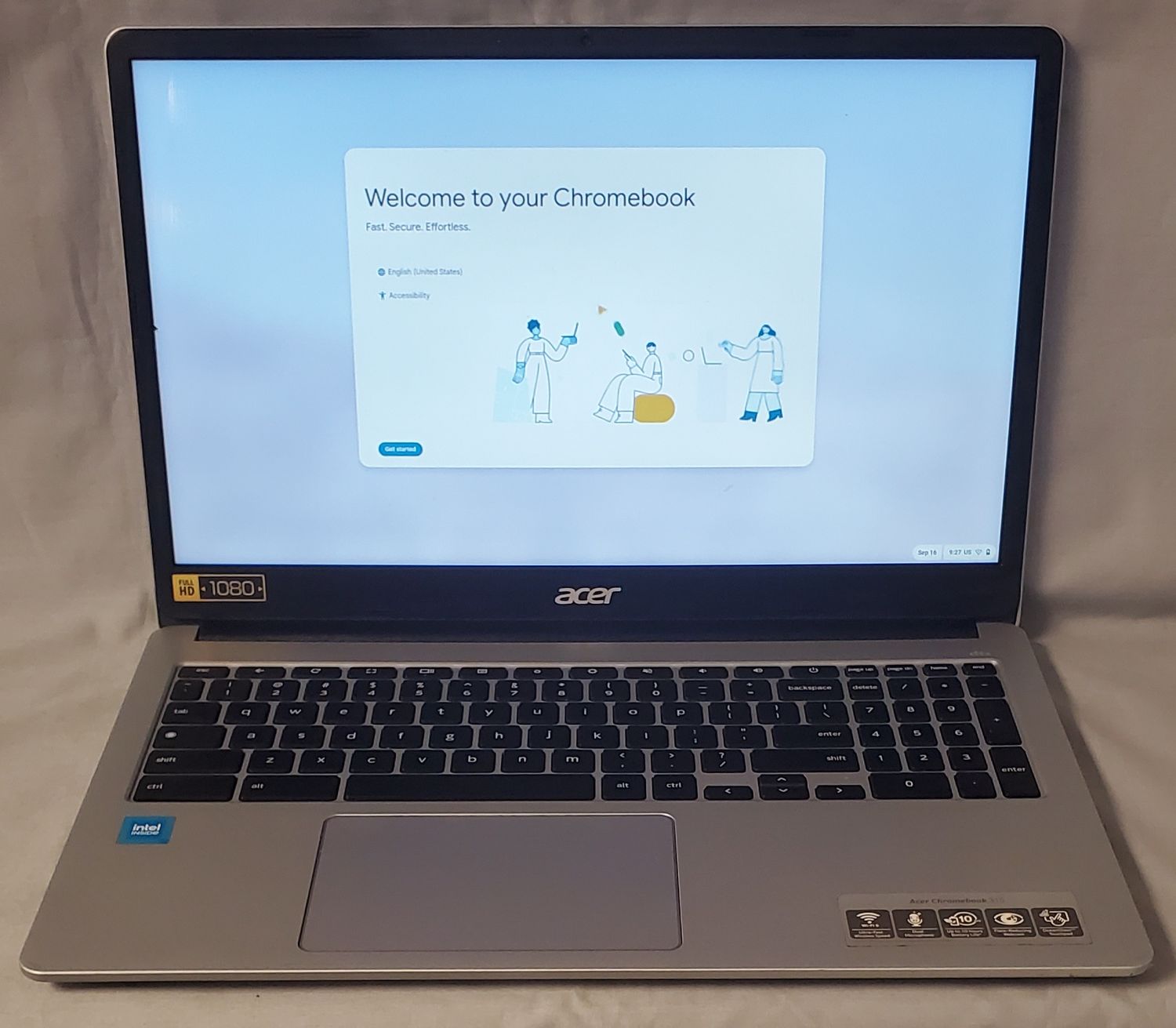 Acer N21Q9 Chromebook Laptop (Silver) Acer N21Q9 Chromebook Laptop (Silver)