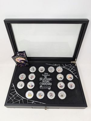 Disney Nightmare Before Christmas 2018 Coin Collection Bradford Exchange