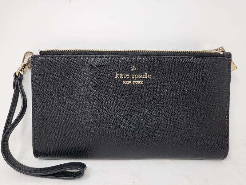 Kate Spade Black Wristlet Wallet