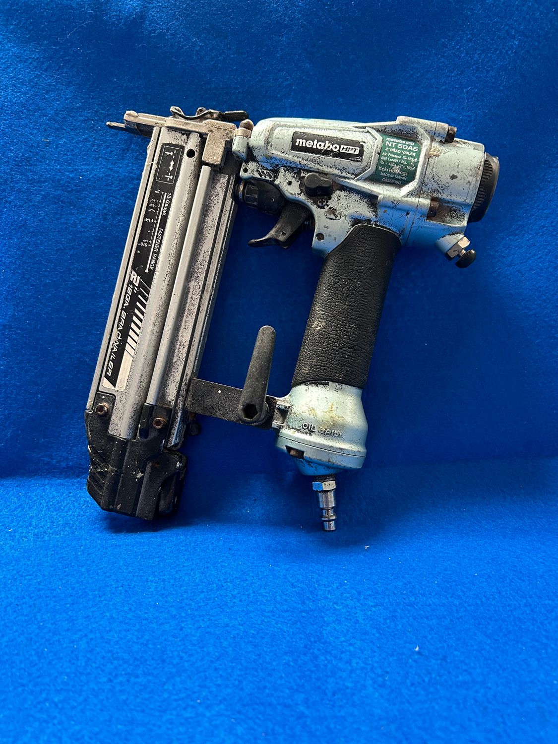 Metabo HPT 2-in 18-Gauge Corded Pneumatic Straight Brad Nailer NT 50A5 Metabo HPT 2-in 18-Gauge Corded Pneumatic Straight Brad Nailer NT 50A5