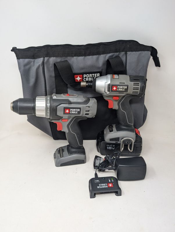 Porter Cable Combo Set PC1801D/PC1800ID
