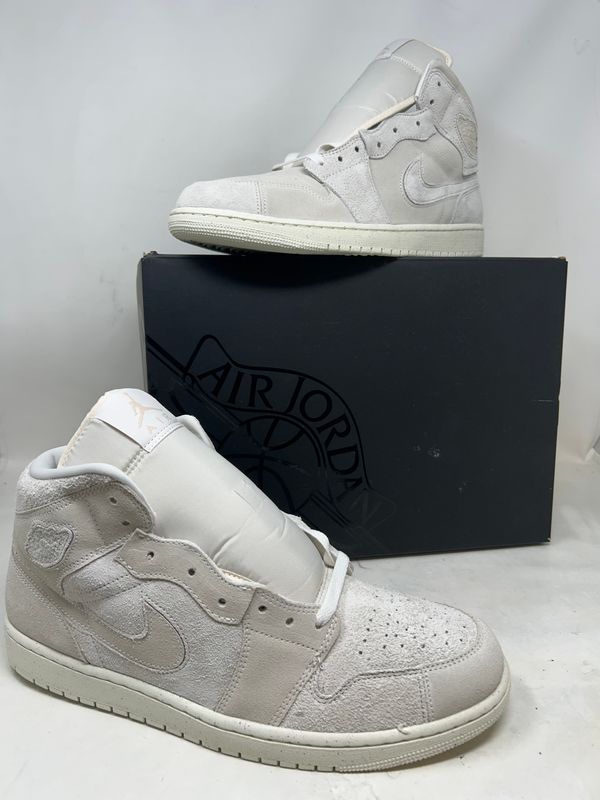 Jordan 1 Mid SE Craft Pale Ivory Men's Size 13 Sneakers